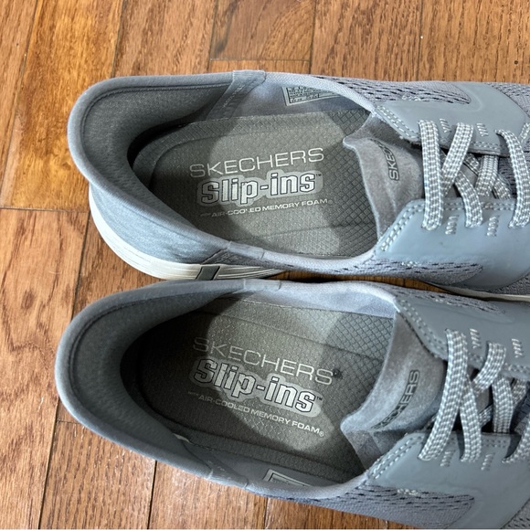 Skechers On The Go Walking Shoes Slip-Ins Hands Free Women’s Size 9 Gray - Picture 9 of 11